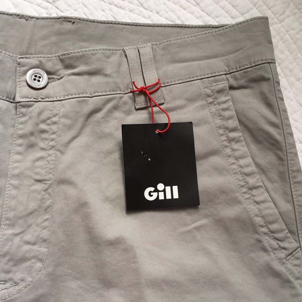 Gill Chino Crew Shorts Light Gray 32 Medium - Picture 2 of 14